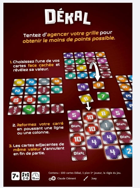 JEU DÉKAL - Version française