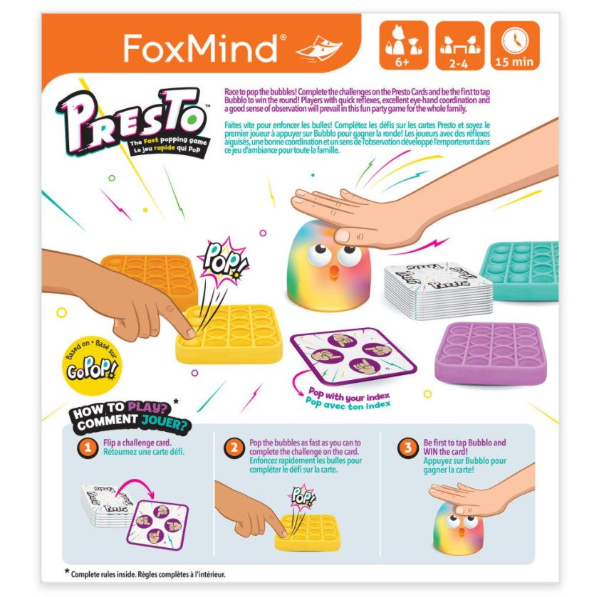 FOXMIND - GO POP! PRESTO GAME