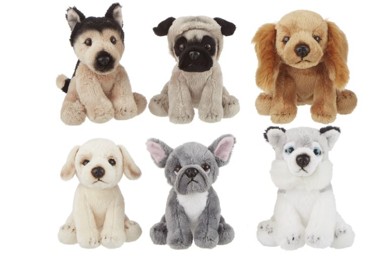 PELUCHE - MINI CHIENS 5" COLLECTION HERITAGE ASST