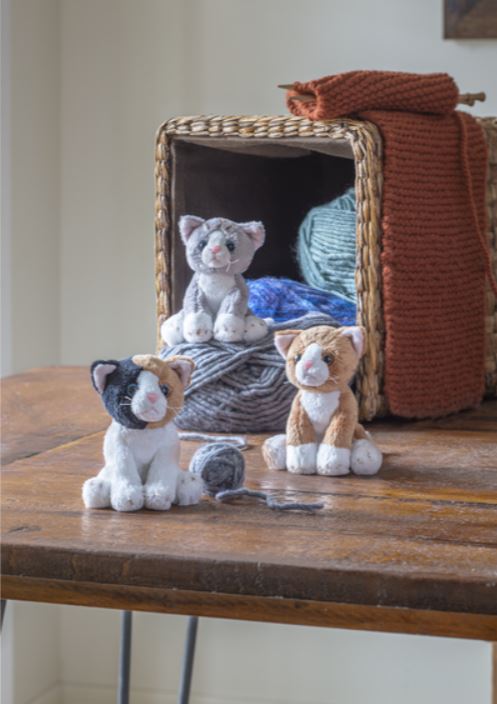 PELUCHE - MINI CHATS 5" COLLECTION HERITAGE ASST