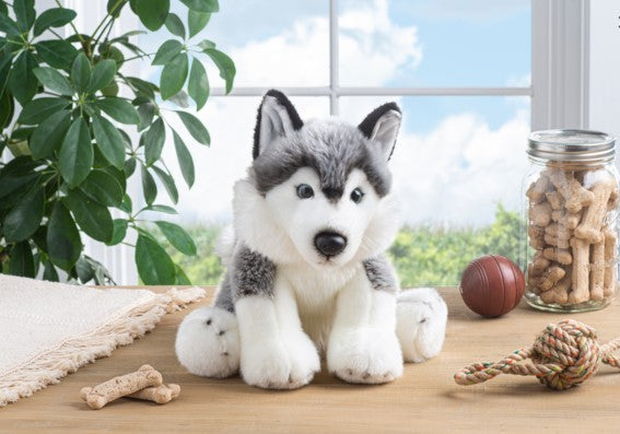 PLUSH - HERITAGE COLLECTION - SIBERIAN HUSKY DOG 12"