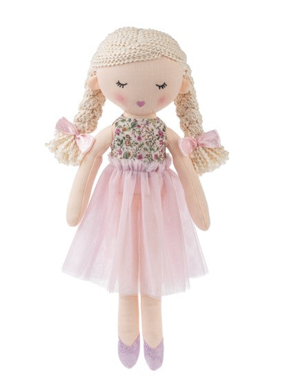 PLUSH DOLL FLOWER 14" ASST