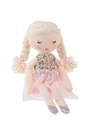 PLUSH DOLL FLOWER 14" ASST