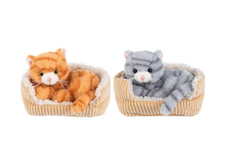 PLUSH - SNUGGLE'N SNOOZE KITTEN 7" ASST