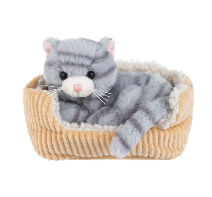 PLUSH - SNUGGLE'N SNOOZE KITTEN 7" ASST