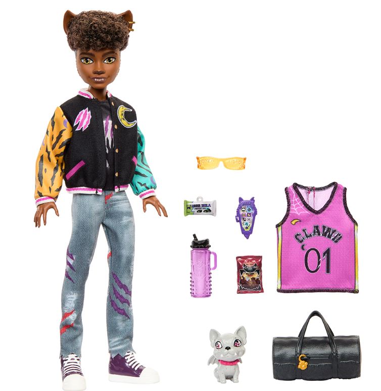 MONSTER HIGH - POUPÉE CLAWD WOLF