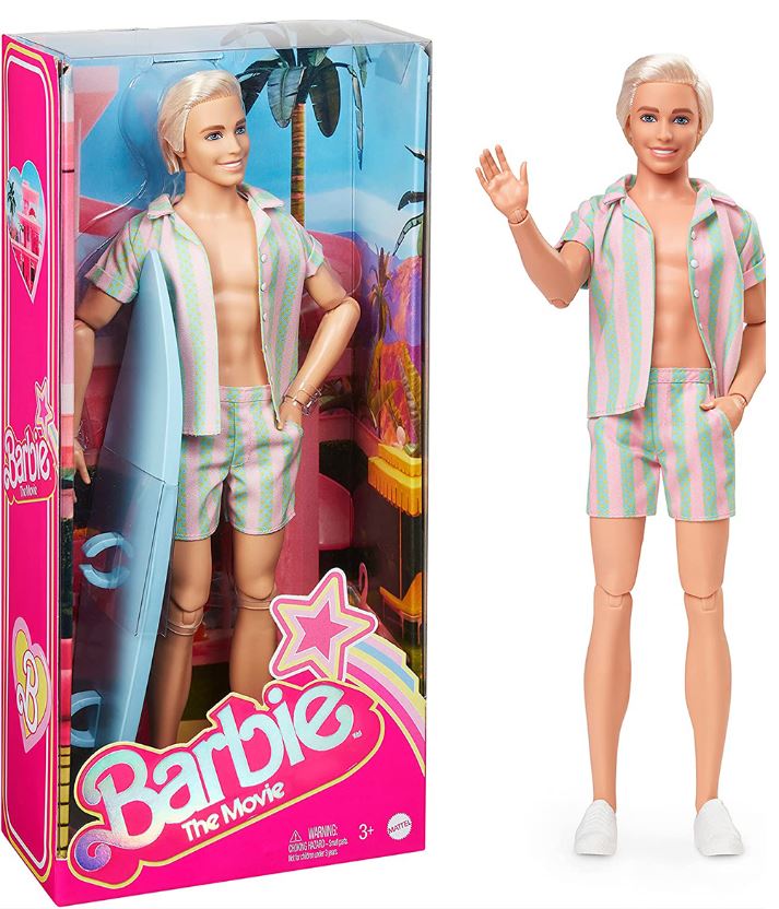 BARBIE THE MOVIE - KEN DOLL IN ICONIC OUTFIT