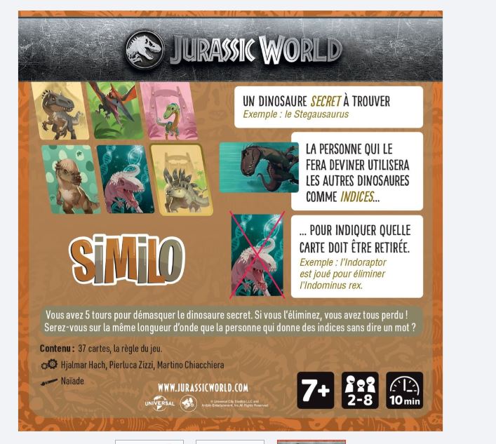 SIMILO GAME - JURASSIC WORLD