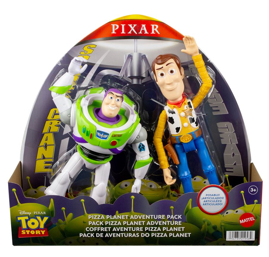 TOY STORY - BUZZ AND WOODY - PIZZA PLANET ADVENTURE SET (TOY STORY)