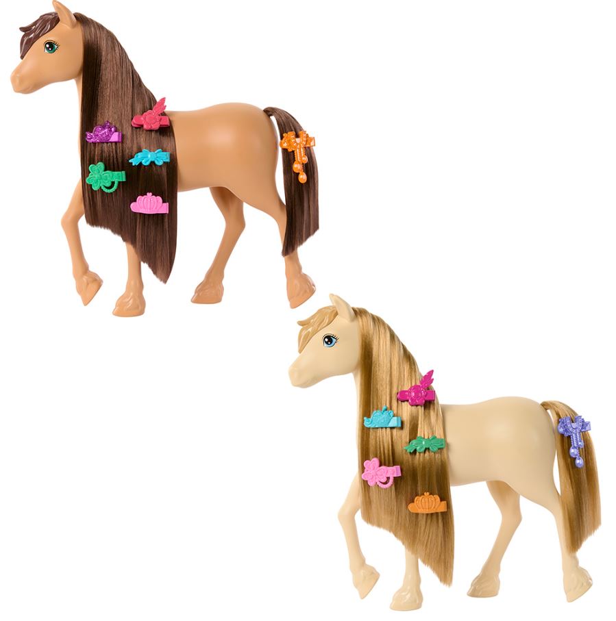 BARBIE MYSTERIES - THE GREAT HORSE CHASE - PONY WITH ACCESSORIES ASST