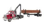 METAL EARTH ICONX - WESTERN STAR 4900SF LOG TRUCK AND TRAILER 3 SHEETS