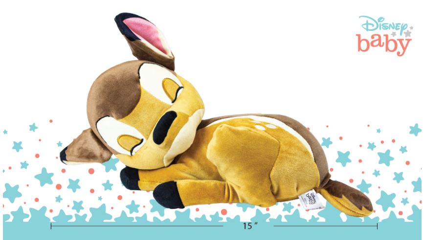 DISNEY CLASSIC SLEEPING BABY PLUSH - BAMBI