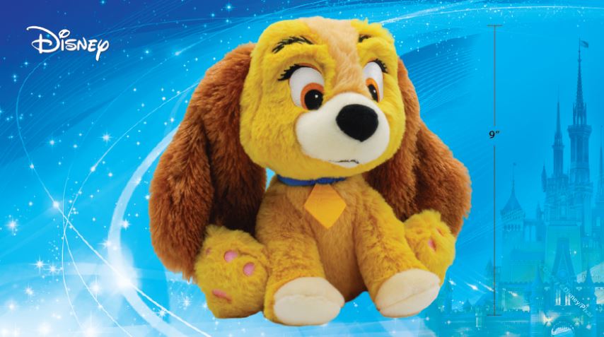 DISNEY PLUSH SOFT TOY - LADY FROM LADY AND THE TRAMP