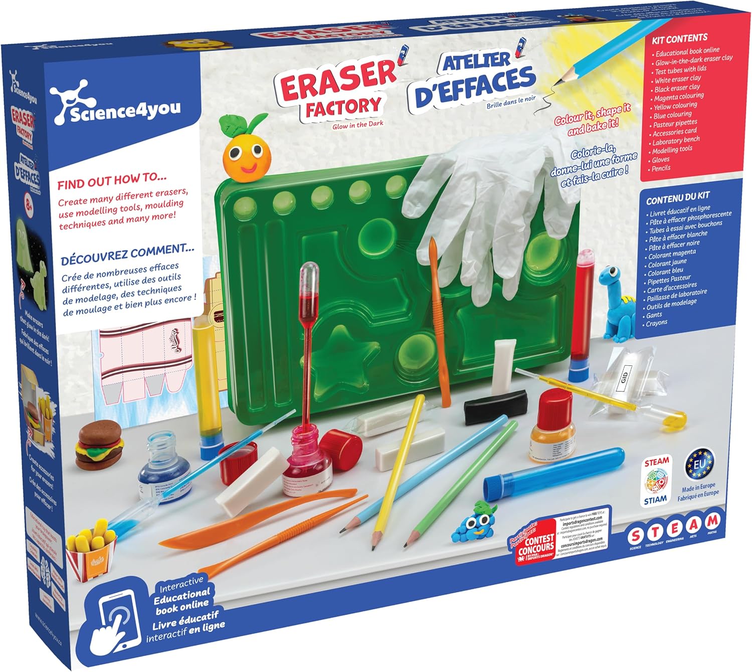 SCIENCE4YOU - ERASERS FACTORY - CREATE YOUR OWN ERASERS