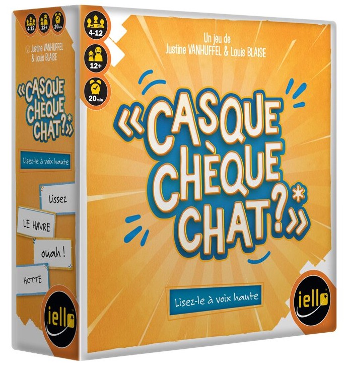 JEU CASQUE CHÈQUE CHAT