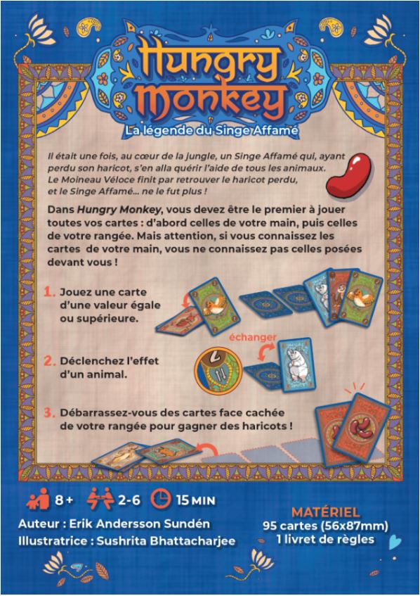 JEU HUNGRY MONKEY - Version française