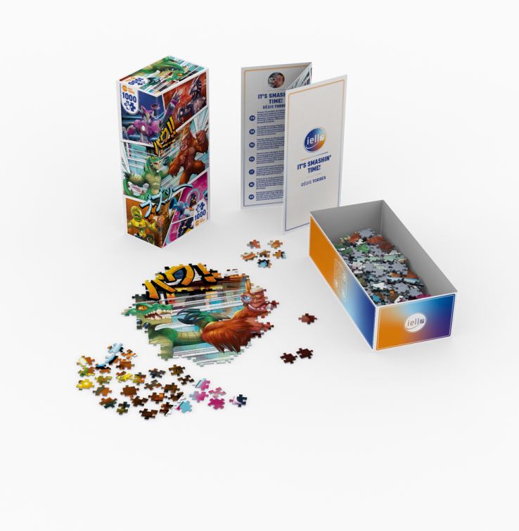 IELLO JIGSAW PUZZLE 1000 PIECES - UNIVERSE IT'S SMASHIN' TIME! (#13) #70129-002