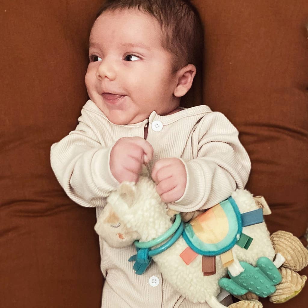 ITZY FRIENDS Llama Activity Plush with Teether Ring