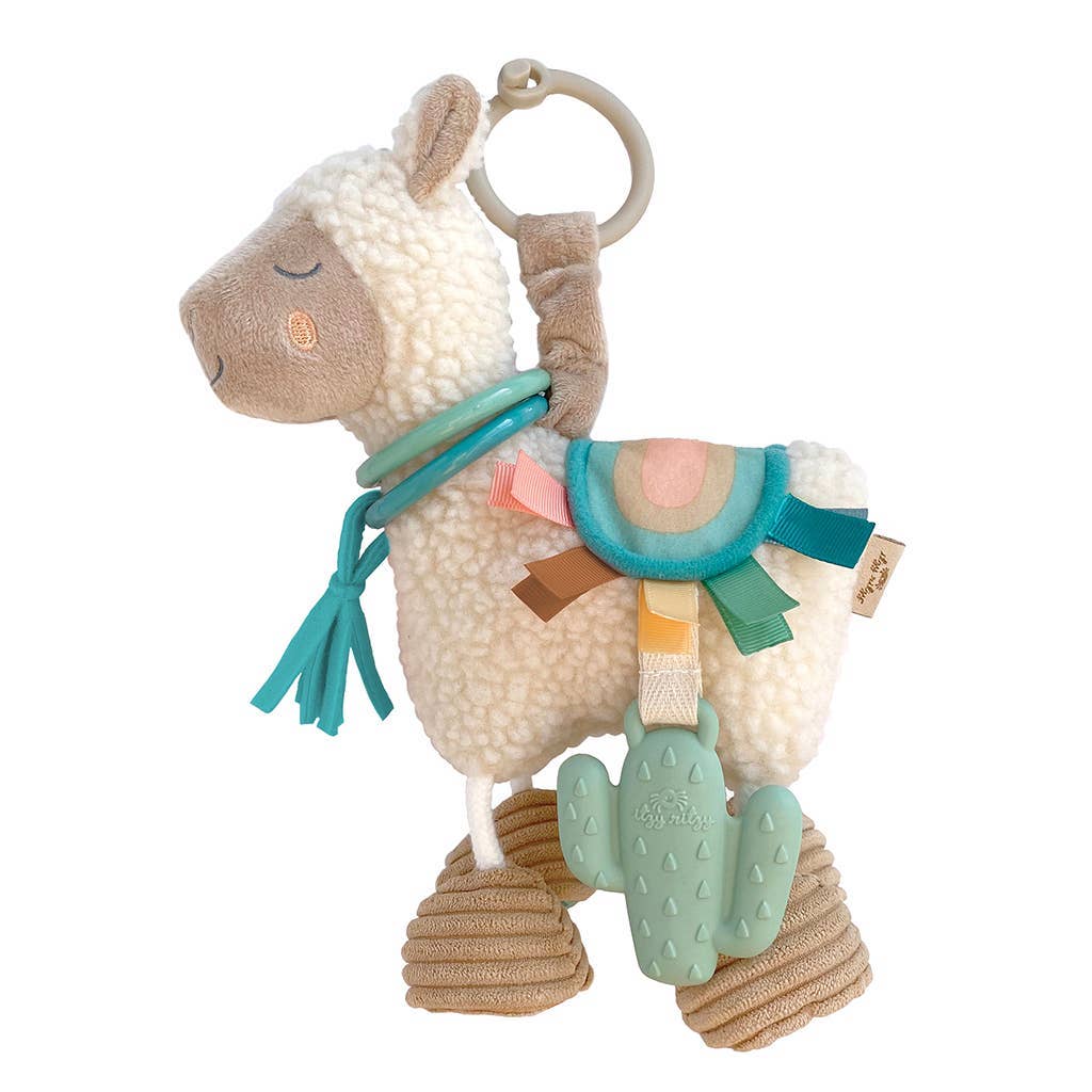 ITZY FRIENDS Llama Activity Plush with Teether Ring