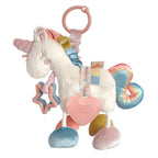 PELUCHE D'ACTIVITÉS LICORNE ITZY FRIENDS AVEC ANNEAU DE DENTITION