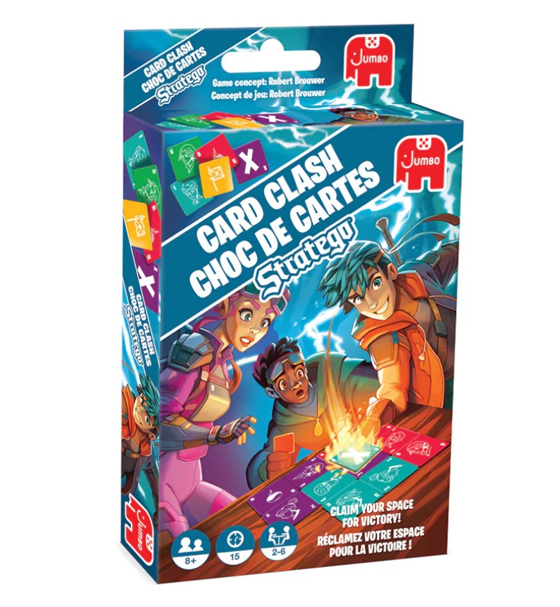 STRATEGO CARD GAME - CLASH OF CARDS (BILINGUAL)