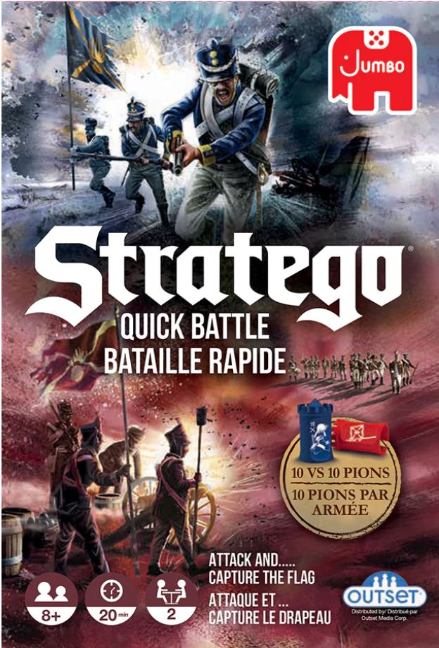 STRATEGO QUICK BATTLE CARD GAME (BILINGUAL)