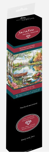 JACAROU - LAC PAISIBLE 50CM X 70CM - DIAMOND DOTZ