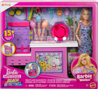 POUPÉE BARBIE MYSTÈRES - COFFRET KIOSQUE DE JEUX ET GÂTERIES (BEACH DETECTIVES)
