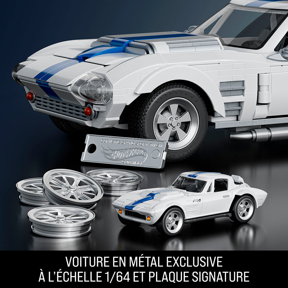 BRICK SHOP - HOT WHEELS ELITE - CORVETTE GRAND SPORT - 918 PIÈCES