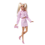 BARBIE FAB - POUPÉE DELUXE STYLE NO 9 - VESTE ET JUPE EN JEAN ROSE