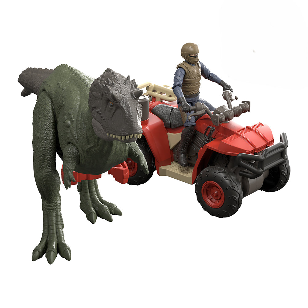 JURASSIC WORLD - COFFRET CAPTURE DINOSAURE VÉHICULE TOUT-TERRAIN ET DINO