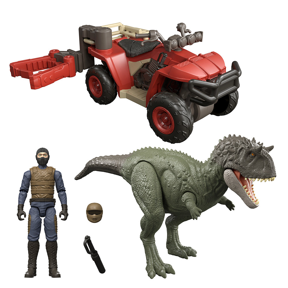 JURASSIC WORLD - COFFRET CAPTURE DINOSAURE VÉHICULE TOUT-TERRAIN ET DINO
