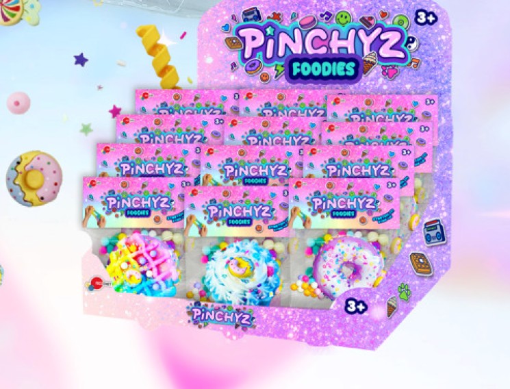 PINCHYZ FOODIES – GOURMANDISE JOUETS SENSORIELS ANTISTRESS (SQUISHY) ASST