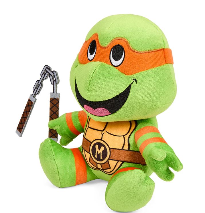 PHUNNY PLUSH - TEENAGE MUTANT NINJA TURTLES - MICHELANGELO 7.5"