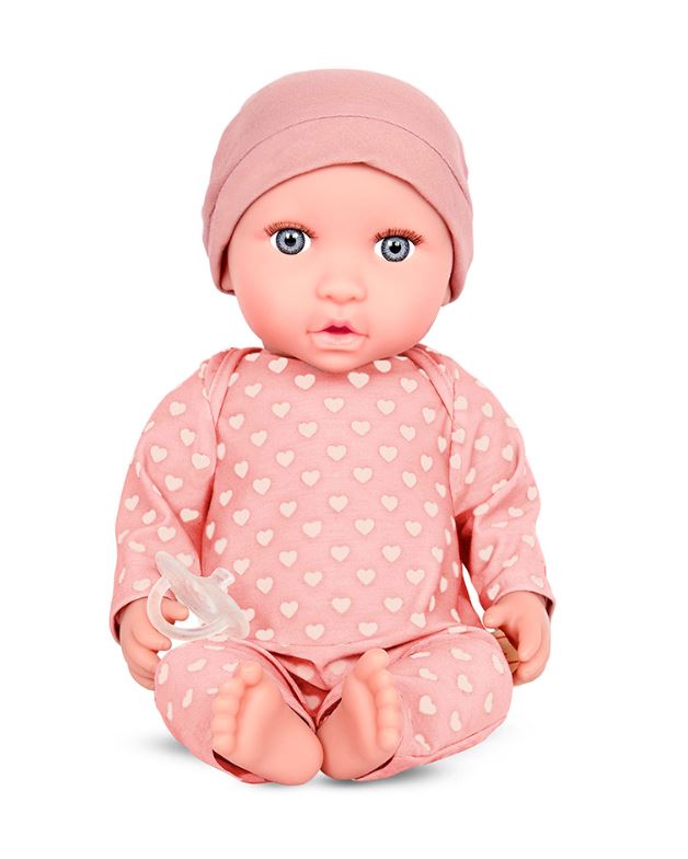 LULLABABY - 35.5 CM DOLL WITH PINK PAJAMAS AND HAT