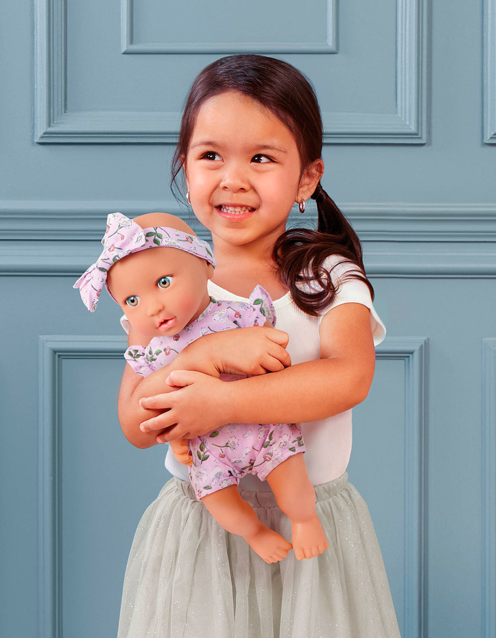LULLABABY - POUPÉE 35.5 CM AVEC TENUE FLEURIE