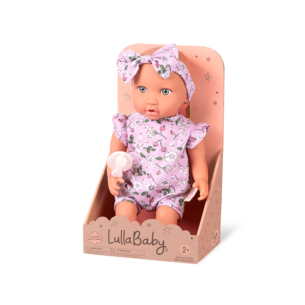 LULLABABY - POUPÉE 35.5 CM AVEC TENUE FLEURIE