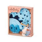 LULLABABY - PYJAMA BLEU AVEC PANTOUFLES POUR POUPÉE NOUVEAU-NÉE 35.5 CM