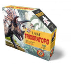MADD CAPP SHAPED PUZZLE 100 PIECES - TRICERATOPS