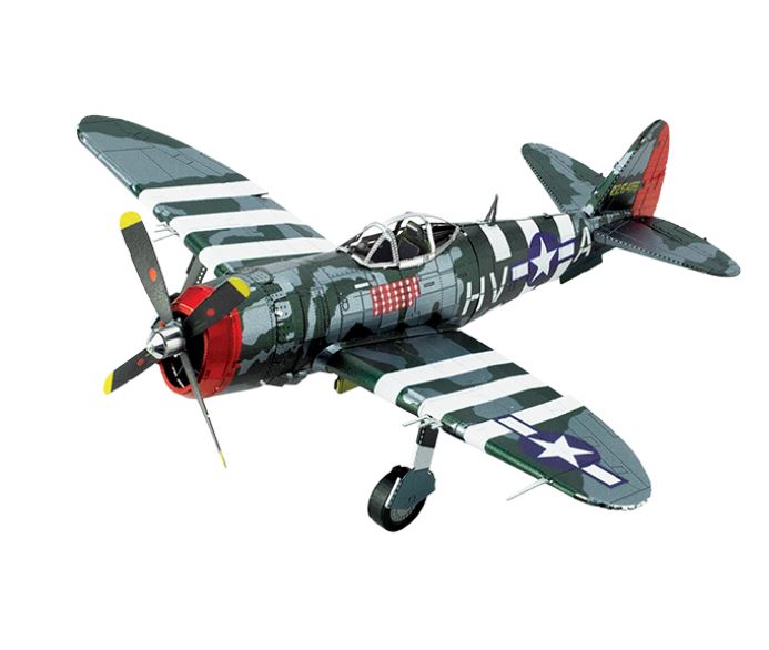 METAL EARTH - P-47 THUNDERBOLT PLANE 2 SHEETS