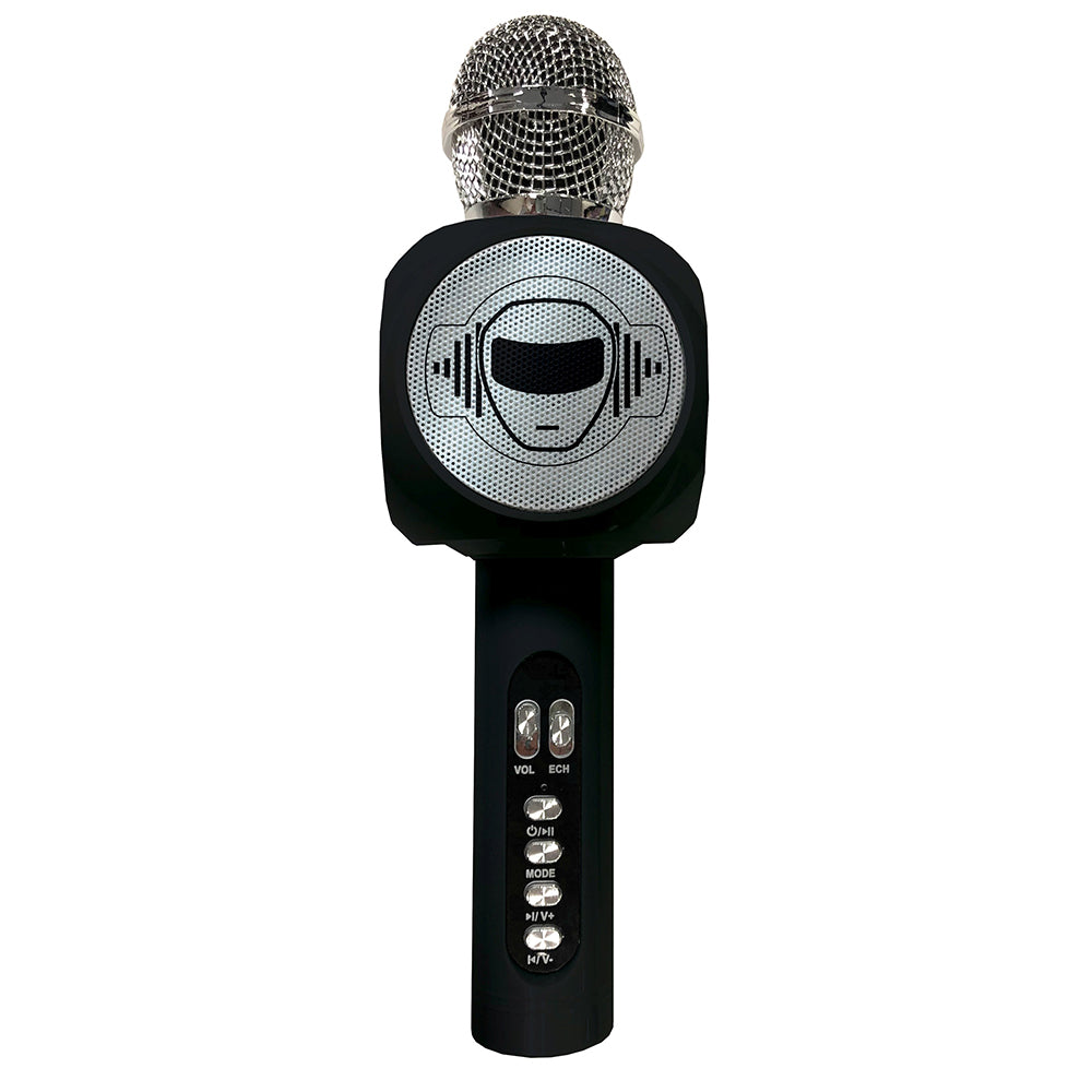LEXIBOOK - MICROPHONE BLUETOOTH IPARTY AVEC ENCEINTE ET LUMIÈRES (MICRO)
