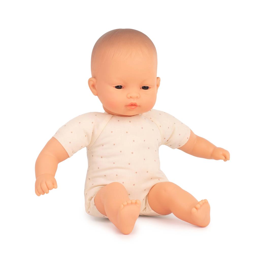 MINILAND DOLLS - ASIAN BABY DOLL WITH SOFT BODY 13" (33 CM)