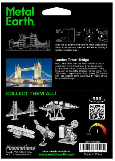 METAL EARTH - TOUR DE LONDRES
