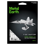 METAL EARTH -AVION F-22 RAPTOR 1 FEUILLES