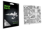 METAL EARTH -AVION F-22 RAPTOR 1 FEUILLES