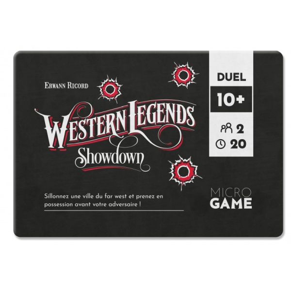 JEU WESTERN LEGENDS: SHOWDOWN - MICROGAME