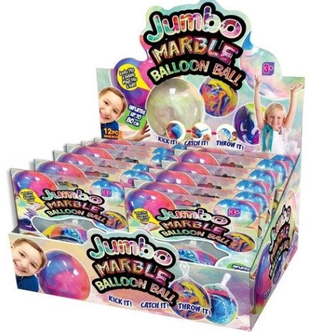 JUMBO MARBLED BALLOON ASST