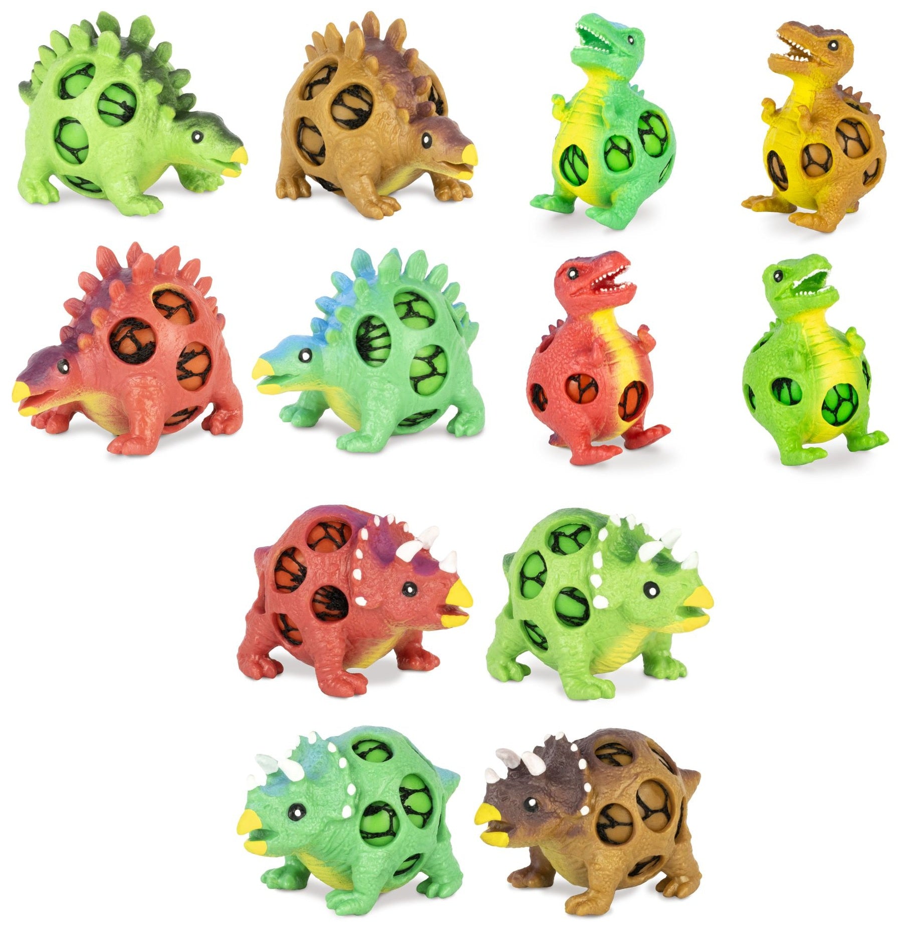 KEYCRAFT - SQUISHY DINOSAURES À PRESSER ASST