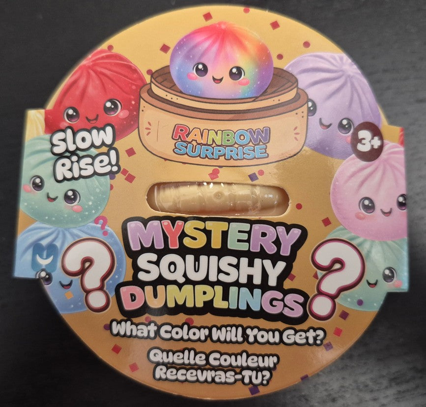 DUMPLING SQUISHY MYSTÈRE (BOÎTE SURPRISE) - ARC-EN-CIEL RARE ASST