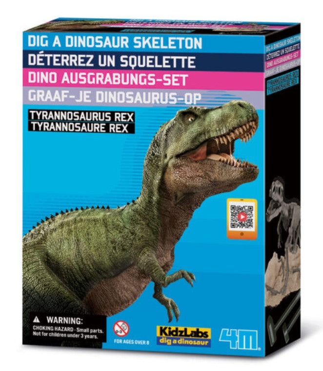 DIG KIT - TYRANNOSAURUS REX DINOSAUR SKELETON TO EXCAVATE